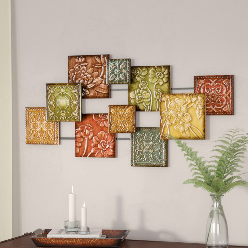 Three Posts Bijou Square Panel Wall Décor & Reviews Wayfair